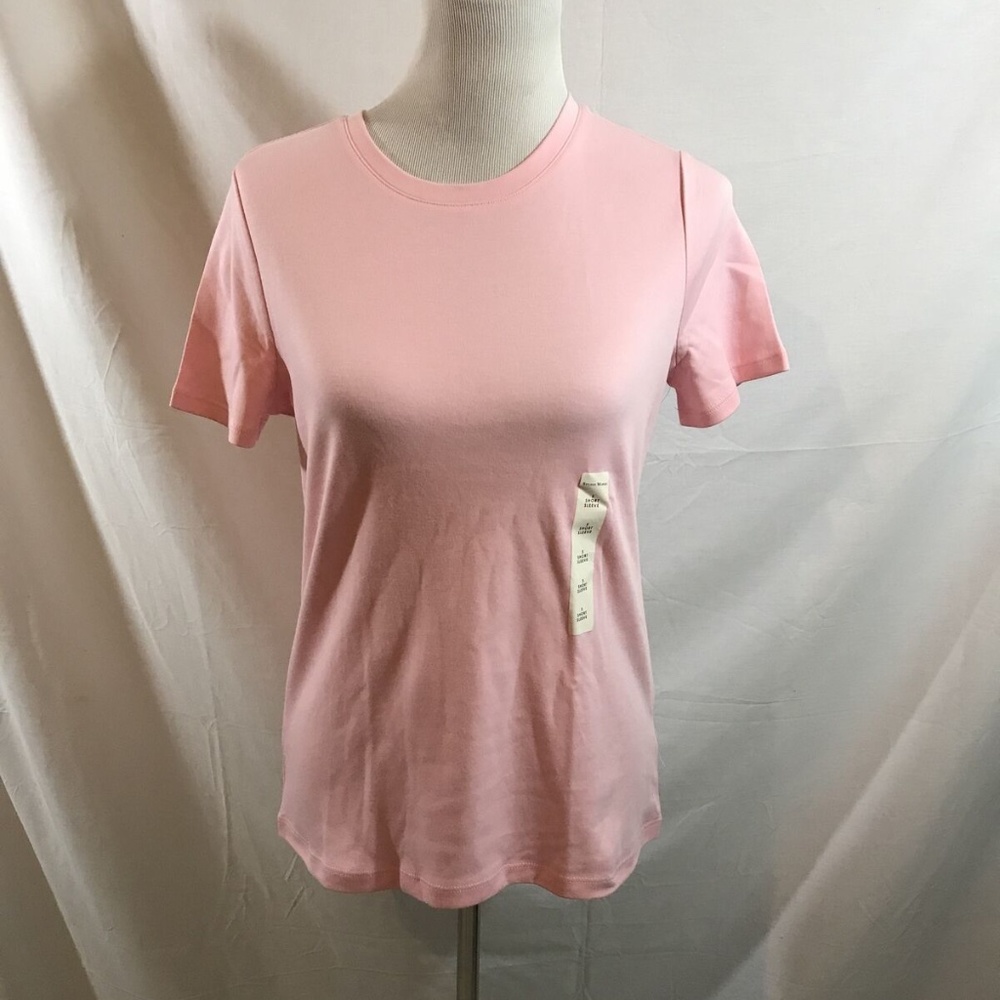 Studio Works pink short sleeve T - womens small, N